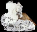 Gemmy, Twinned Calcite Crystals On Matrix - Elmwood Mine #63370-2